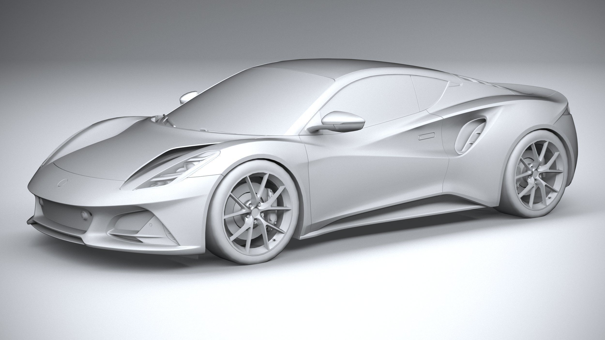 Lotus Emira 2023 LowPoly 3D model_19