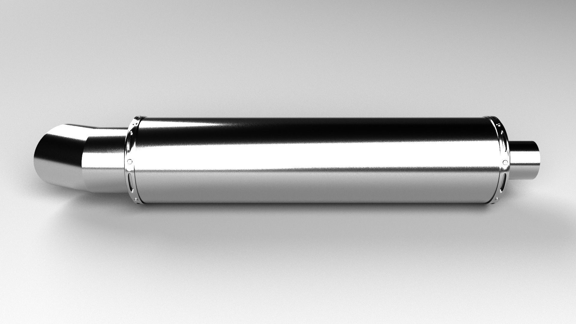 Exhaust Muffler 3D model_3