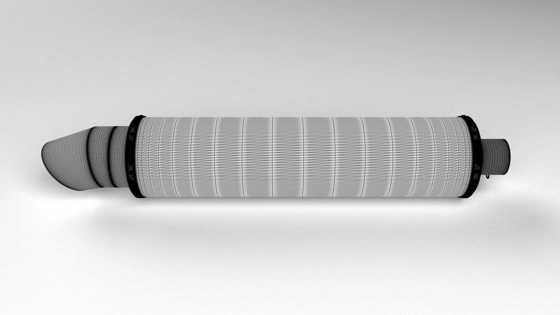 Exhaust Muffler 3D model_8