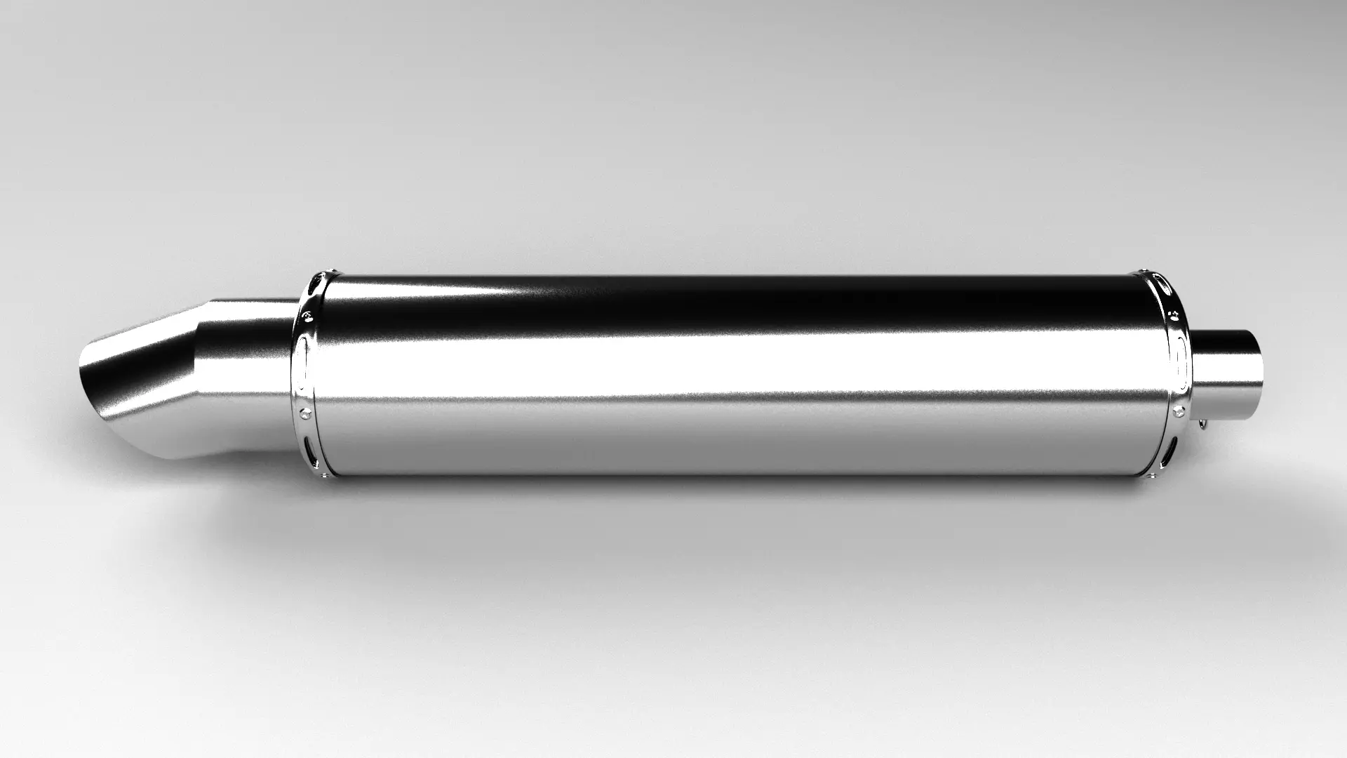 Exhaust Muffler 3D model_0