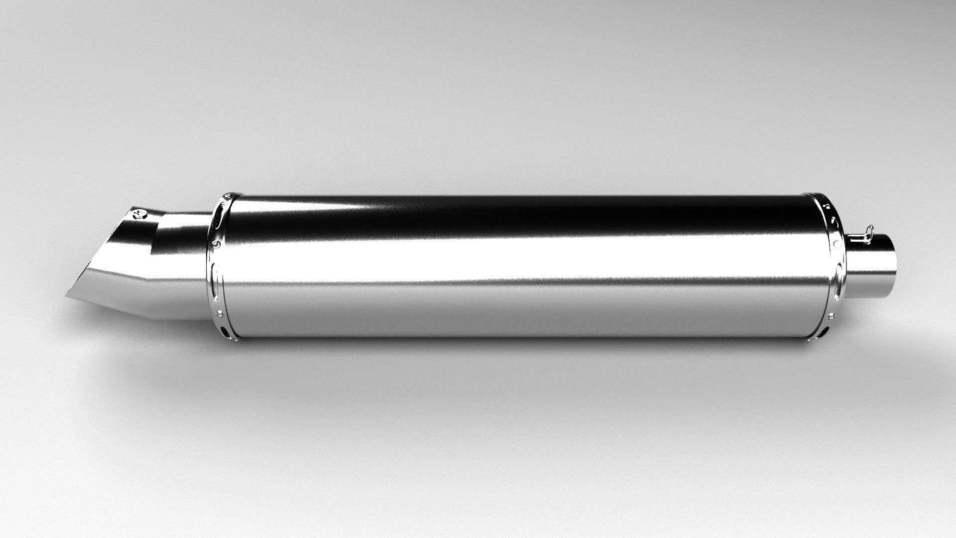 Exhaust Muffler 3D model_2