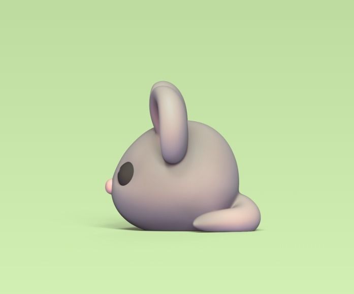 Round Mouse 3D print model_1
