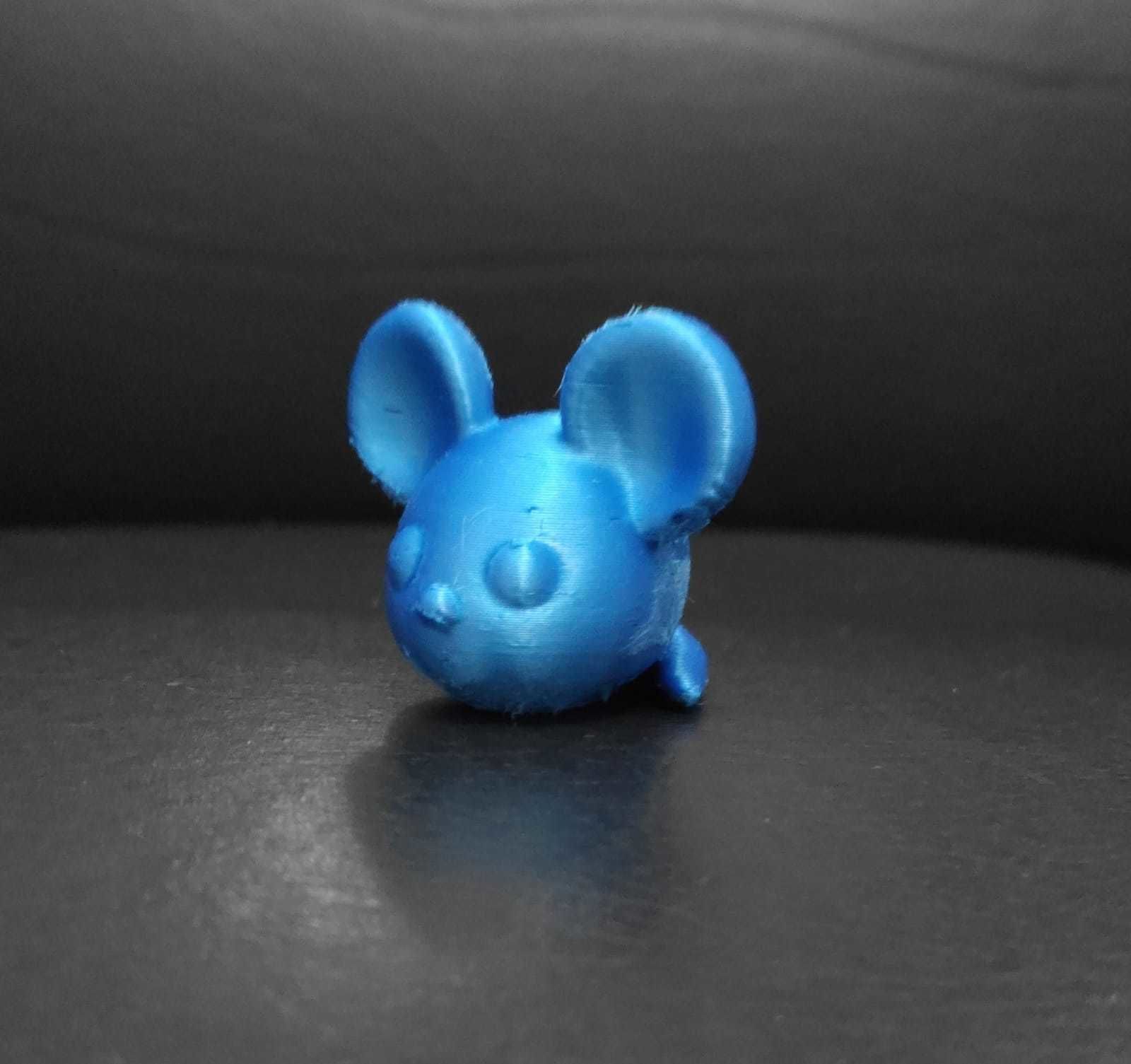 Round Mouse 3D print model_9