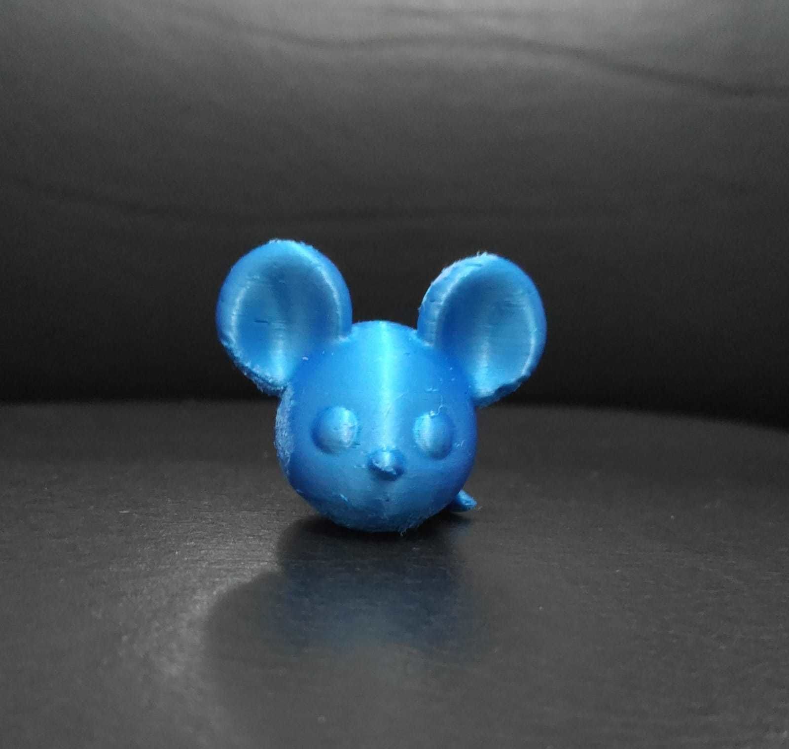 Round Mouse 3D print model_3