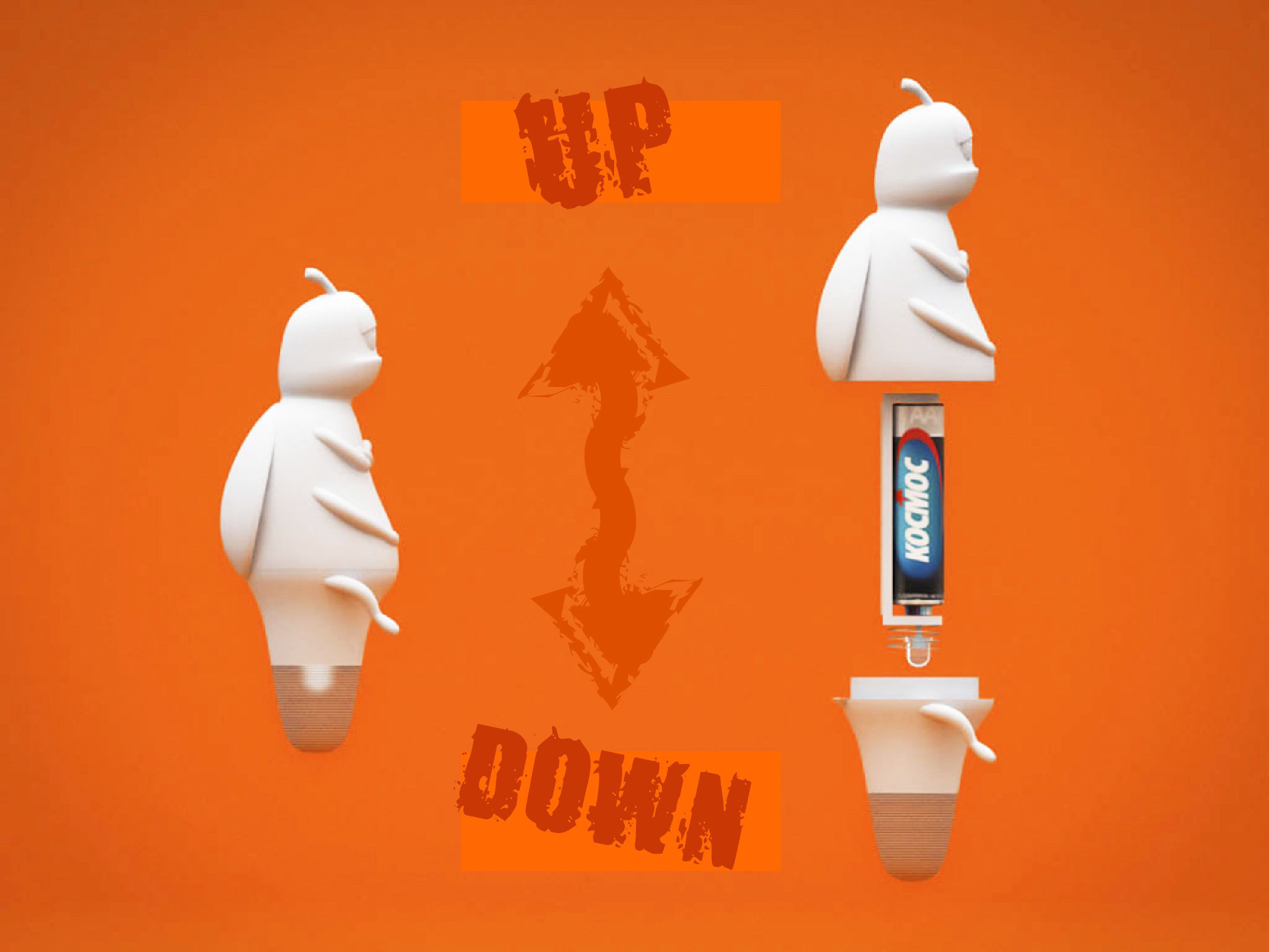 table lamp for a bottle of fireflies 3D print model_2