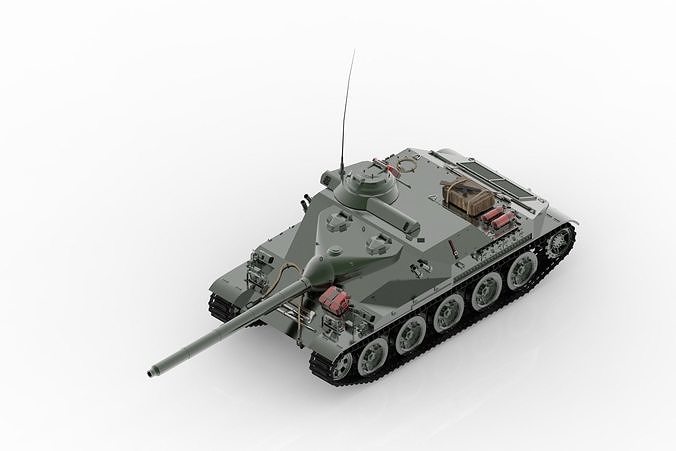  Canon d assaut de 105 tank  3D print model