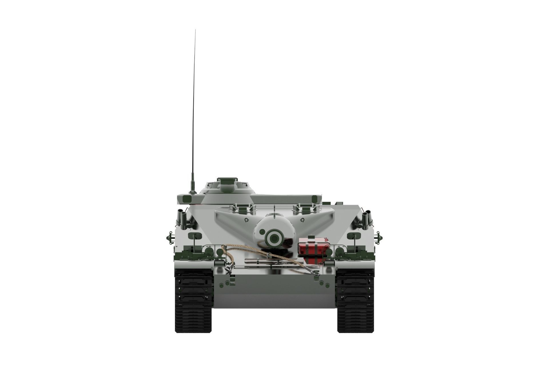  Canon d assaut de 105 tank  3D print model_3