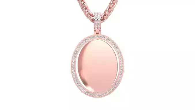 Picture pendant 1-2 inch N 26 3D print model