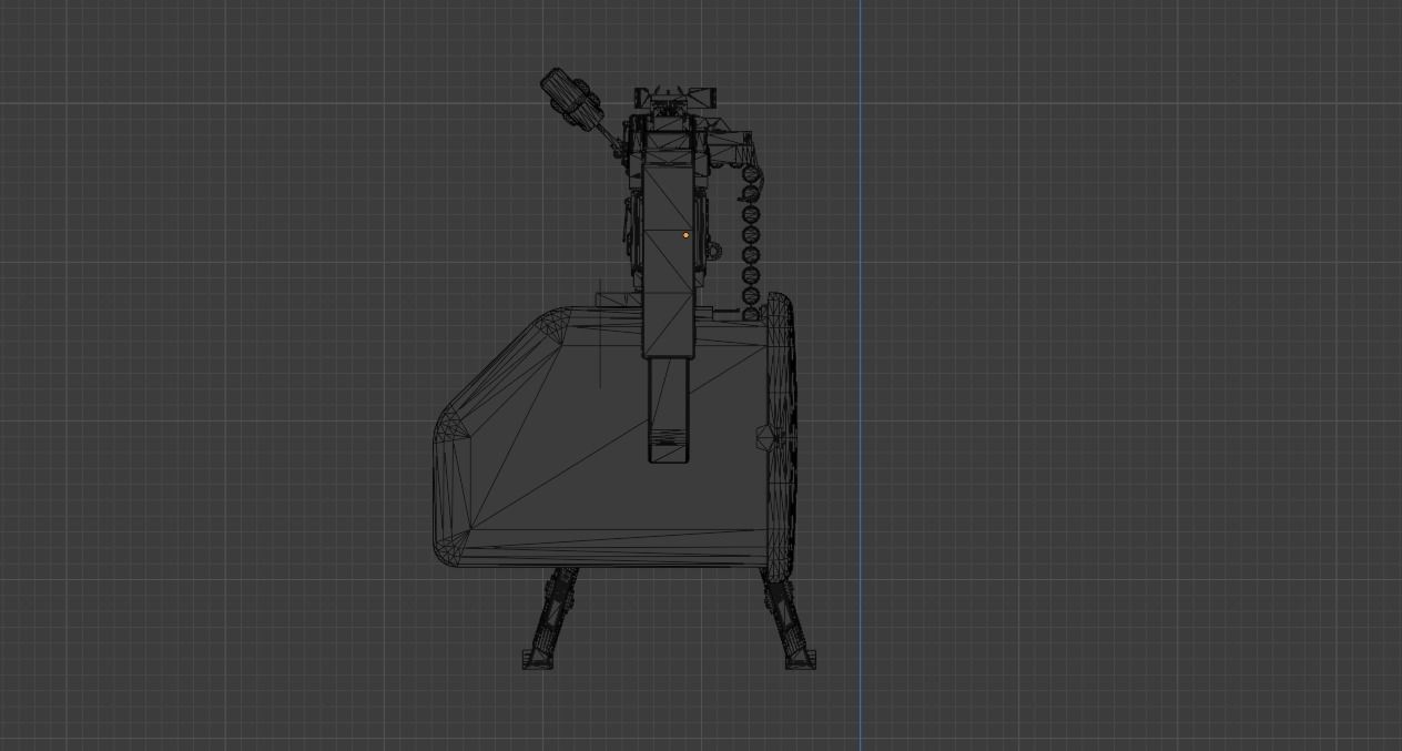 PKM LMG Low-poly 3D model_14