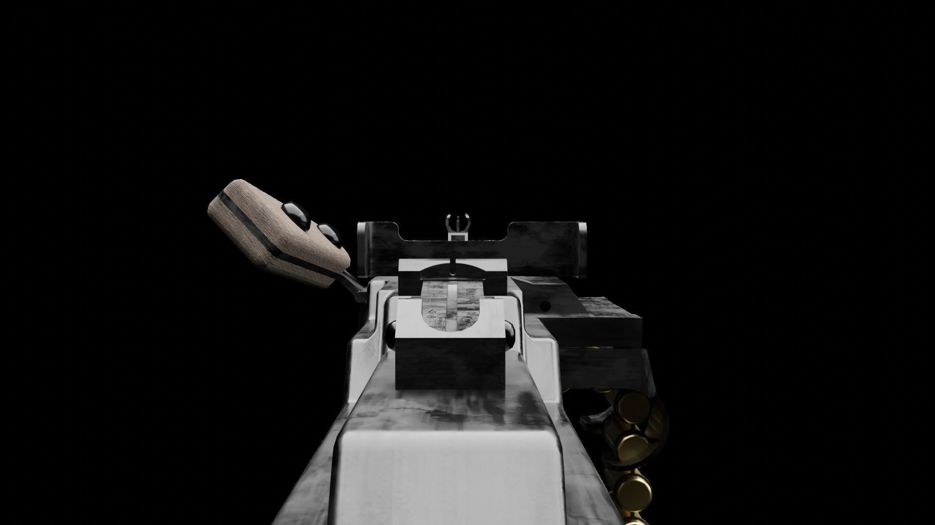 PKM LMG Low-poly 3D model_10