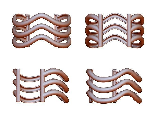 Cuff bracelet 3D print model