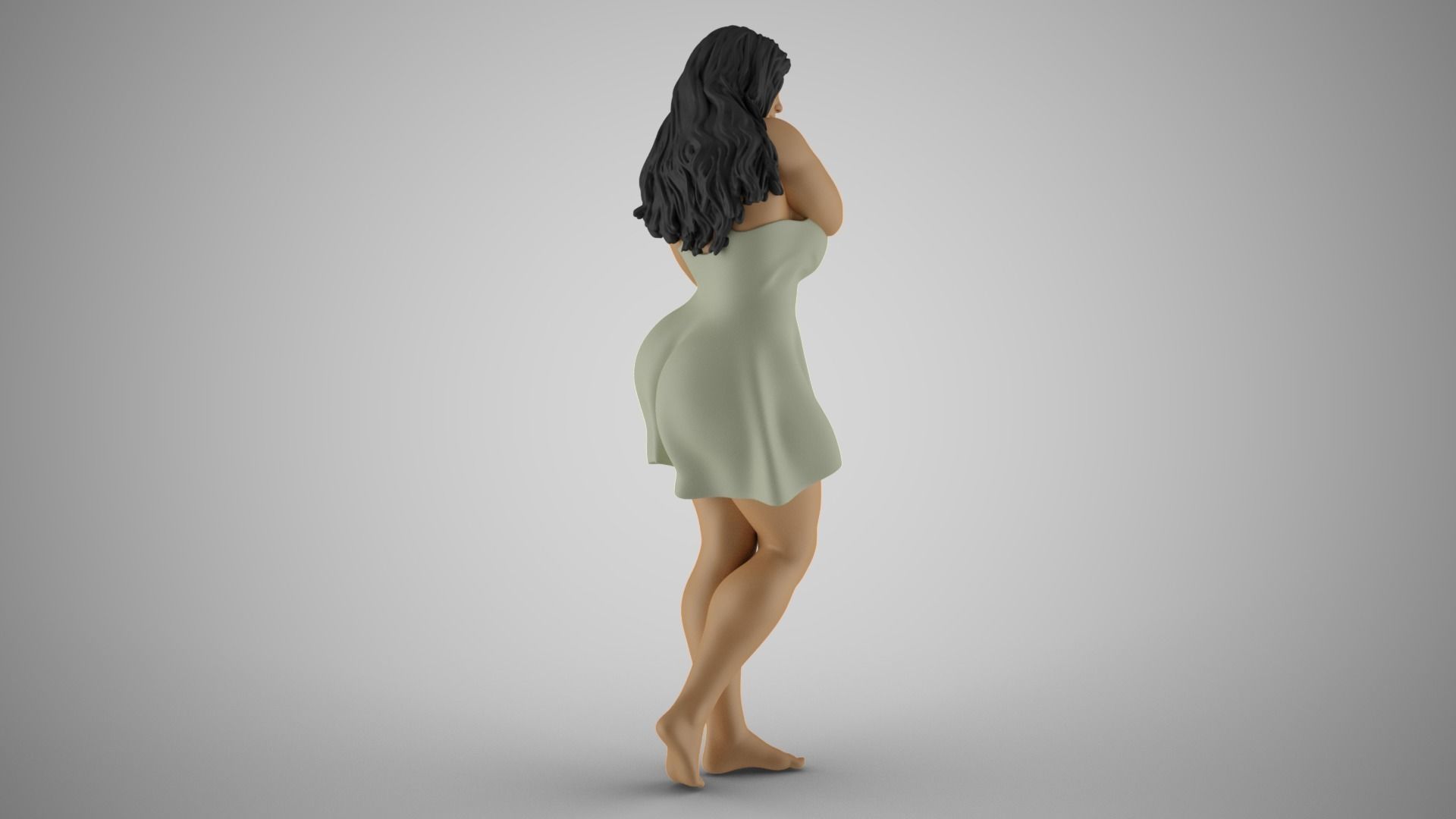 Between Two Palms 3D print model_6