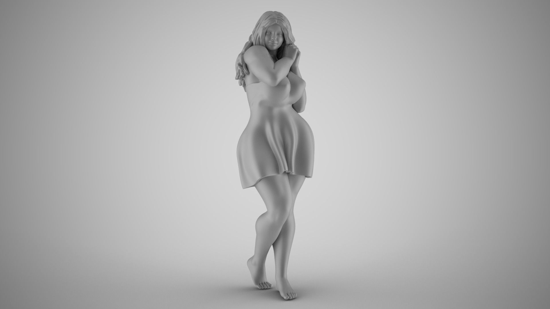 Between Two Palms 3D print model_3