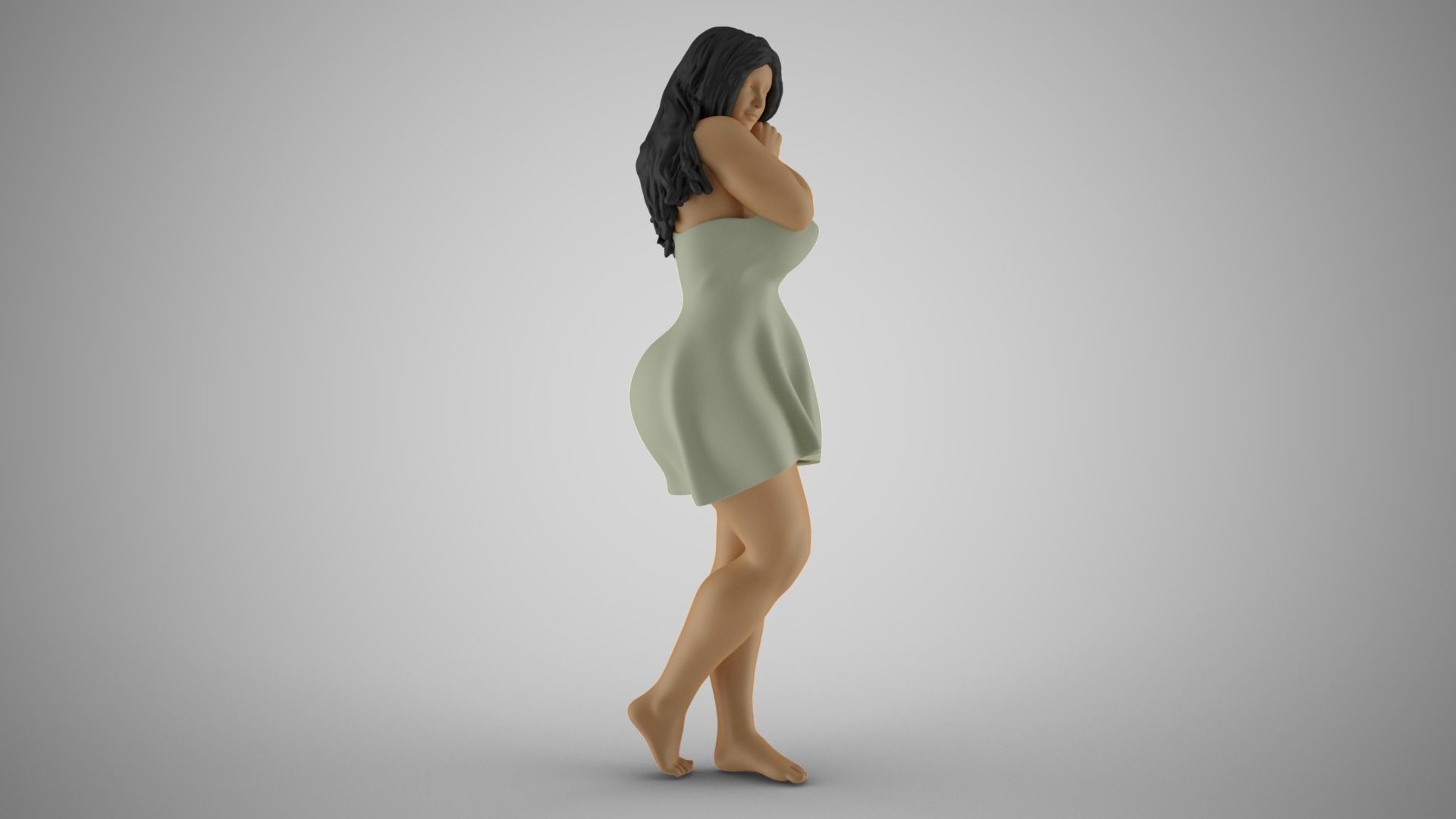 Between Two Palms 3D print model_5