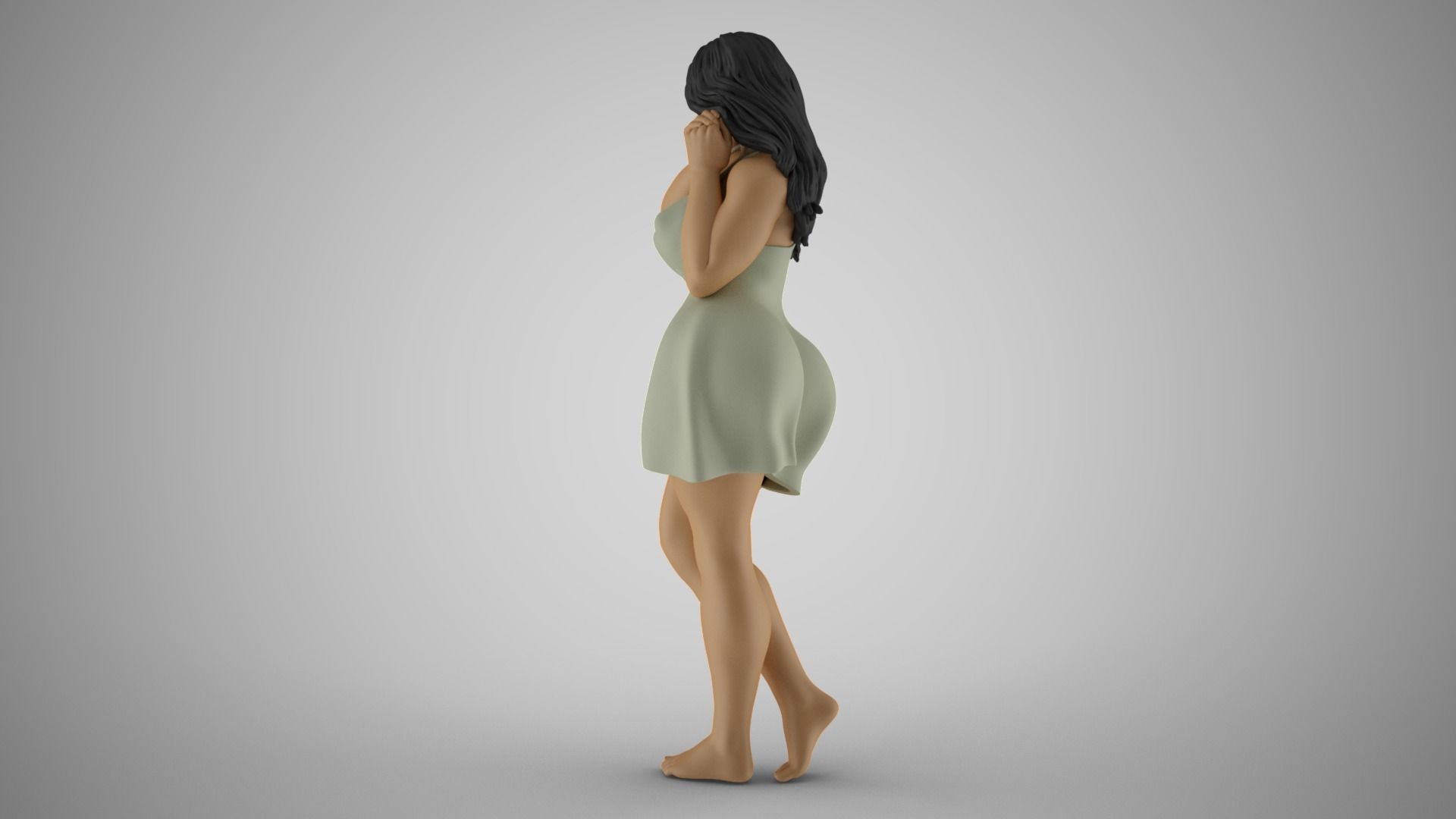 Between Two Palms 3D print model_9