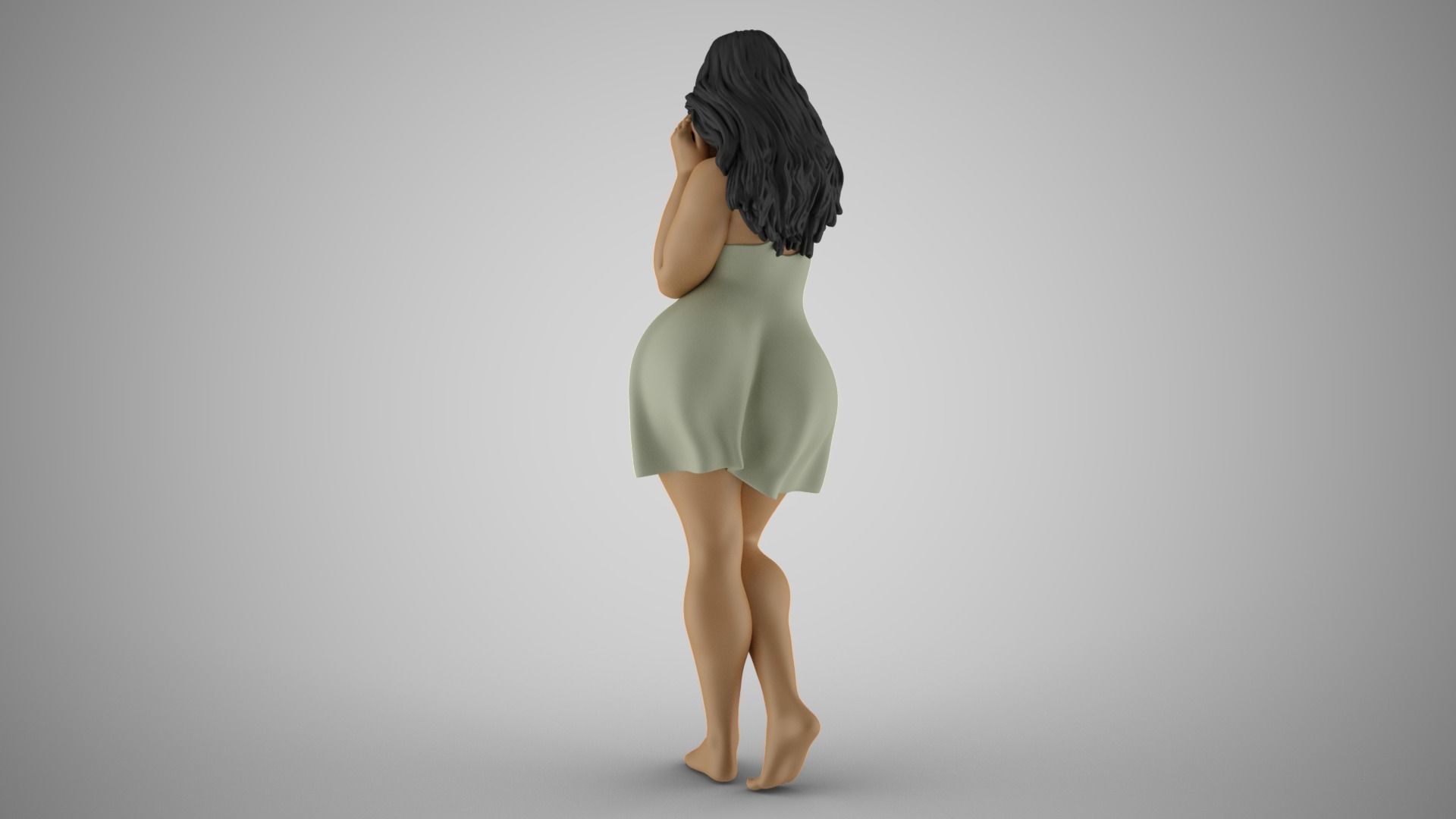 Between Two Palms 3D print model_8