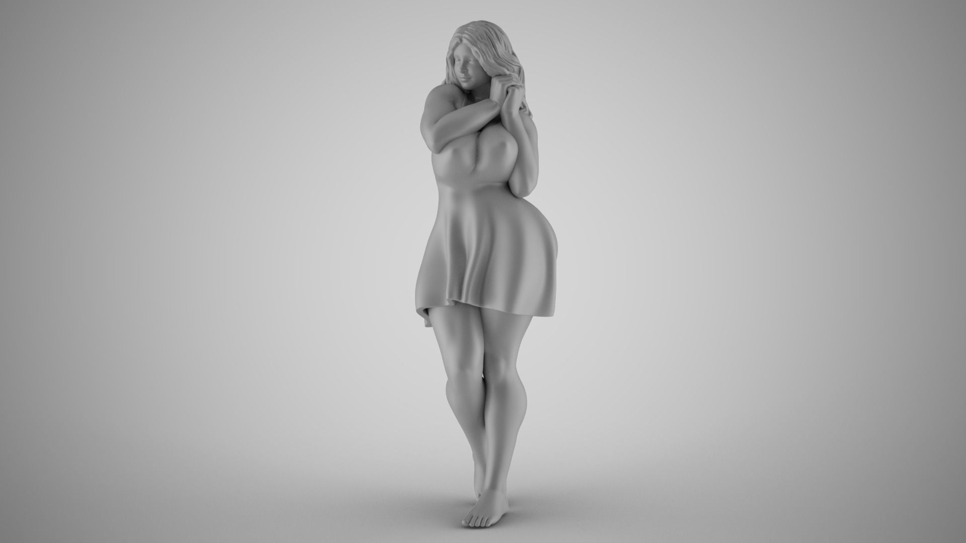Between Two Palms 3D print model_2