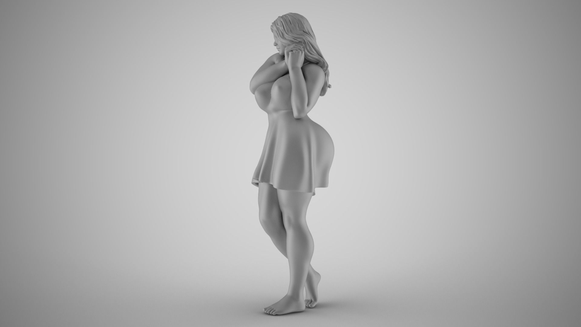 Between Two Palms 3D print model_1