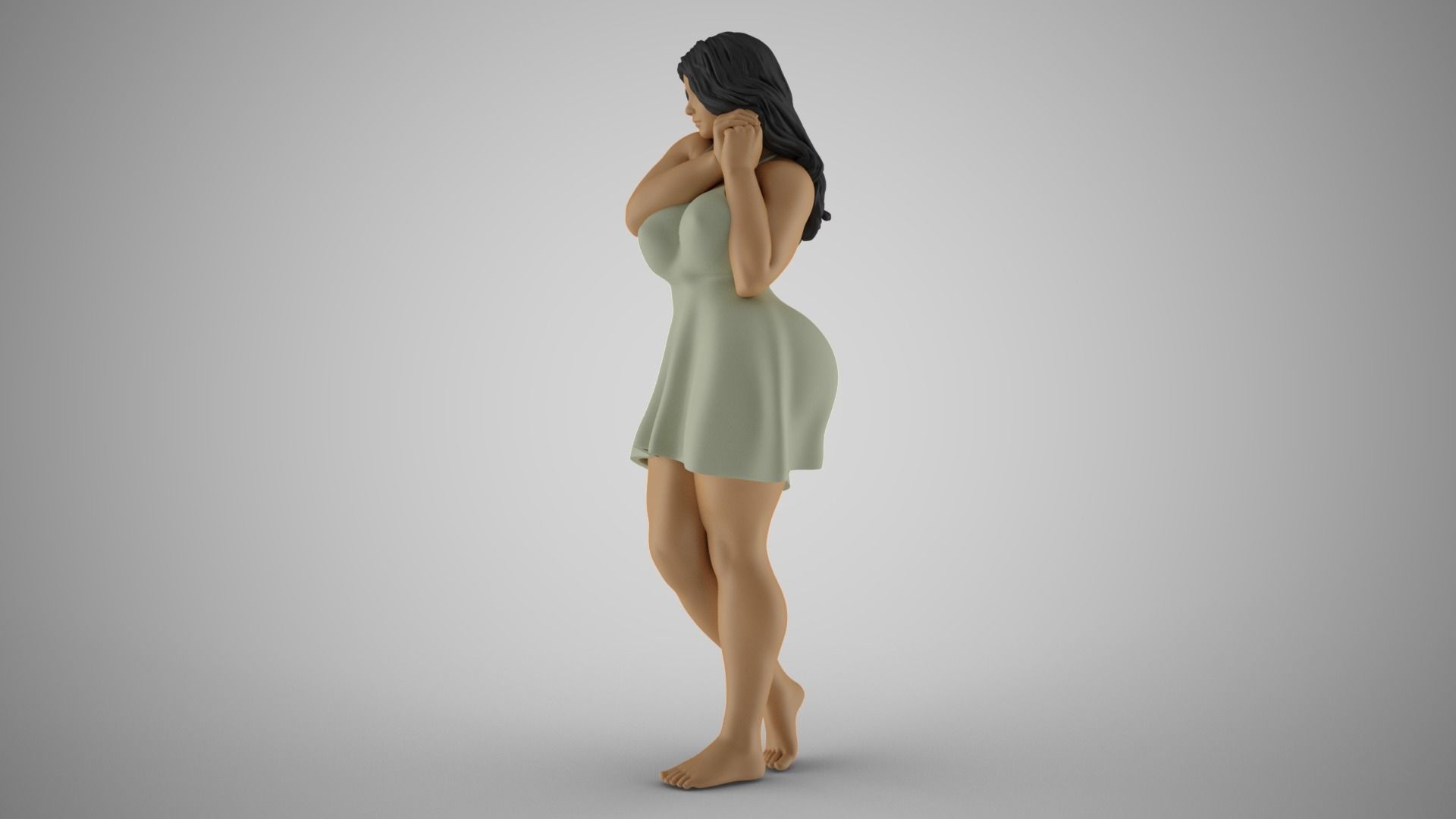 Between Two Palms 3D print model_10