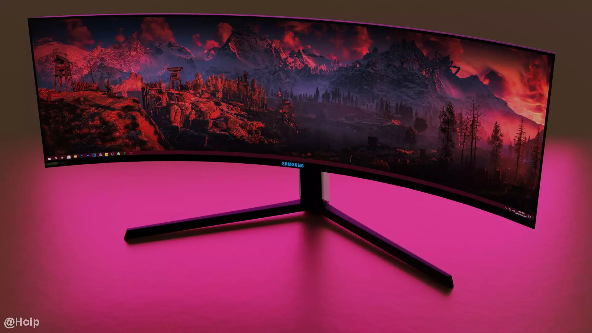 Samsung Odyssey G9 3D model_0