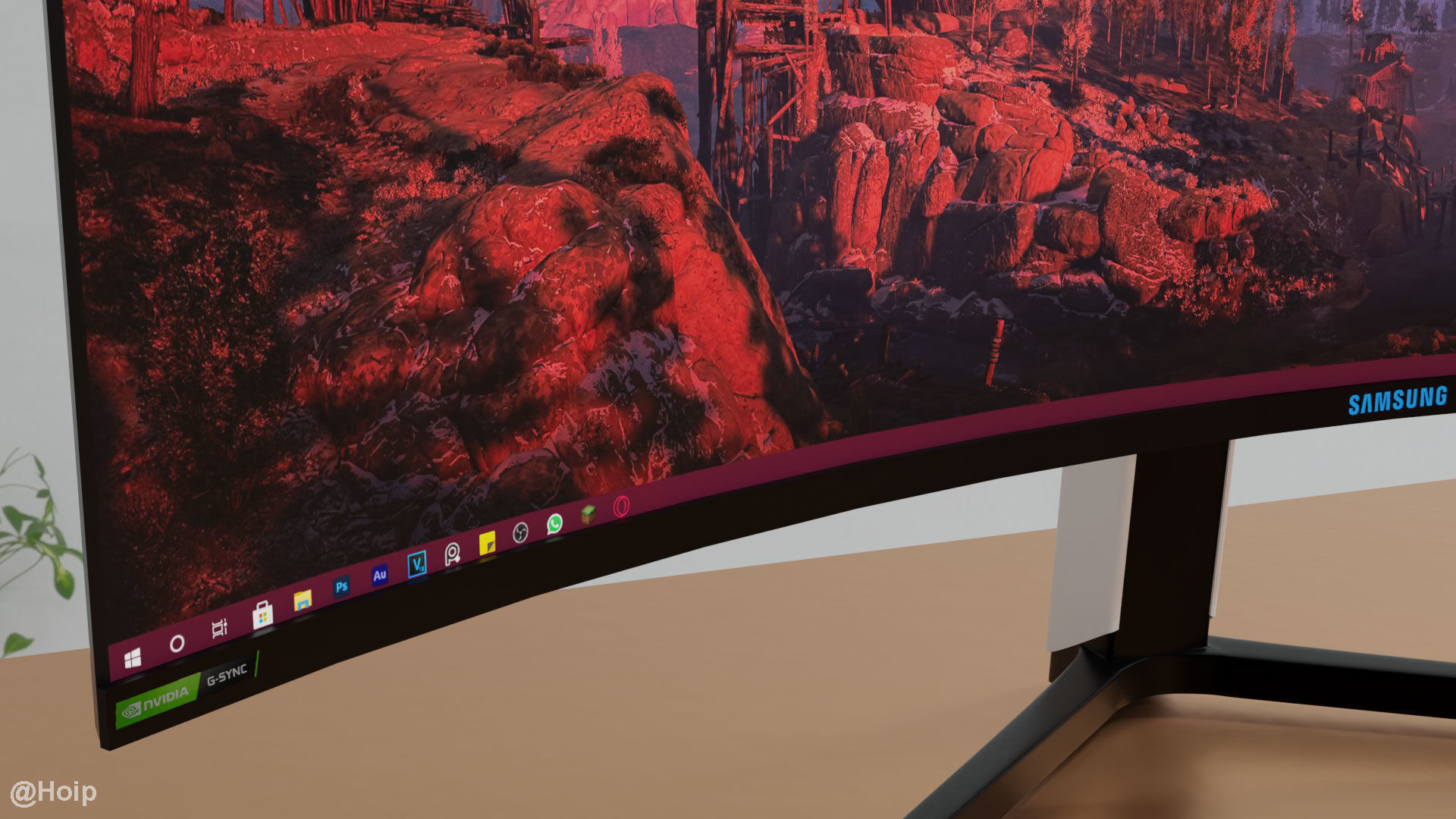 Samsung Odyssey G9 3D model_2