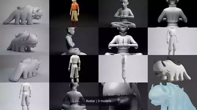 Avatar 3D Model Collection