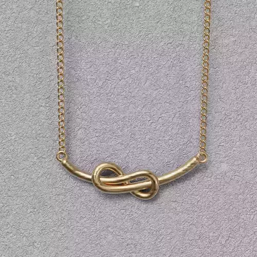 SPIRAL1 gold infinity charm
