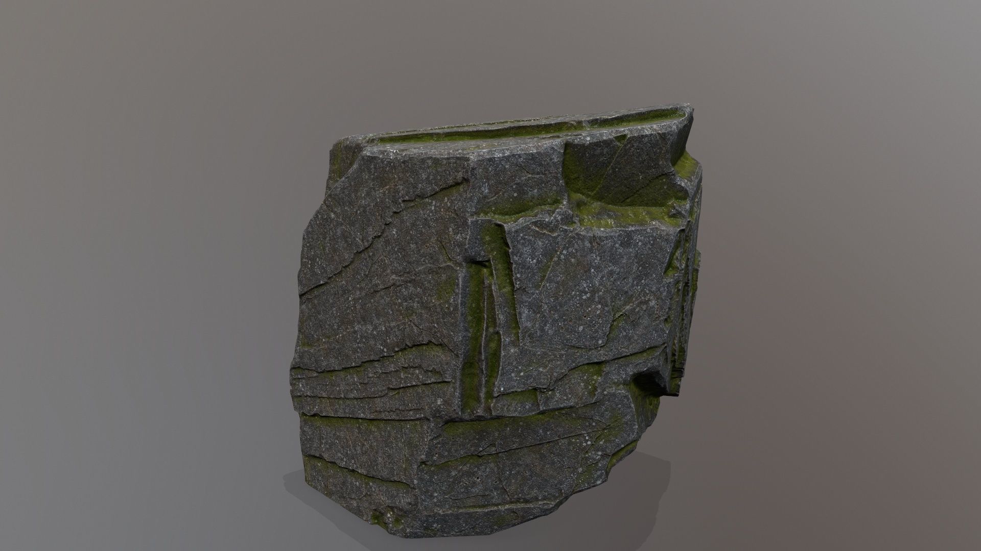 Rock Set Low-poly 3D model_15
