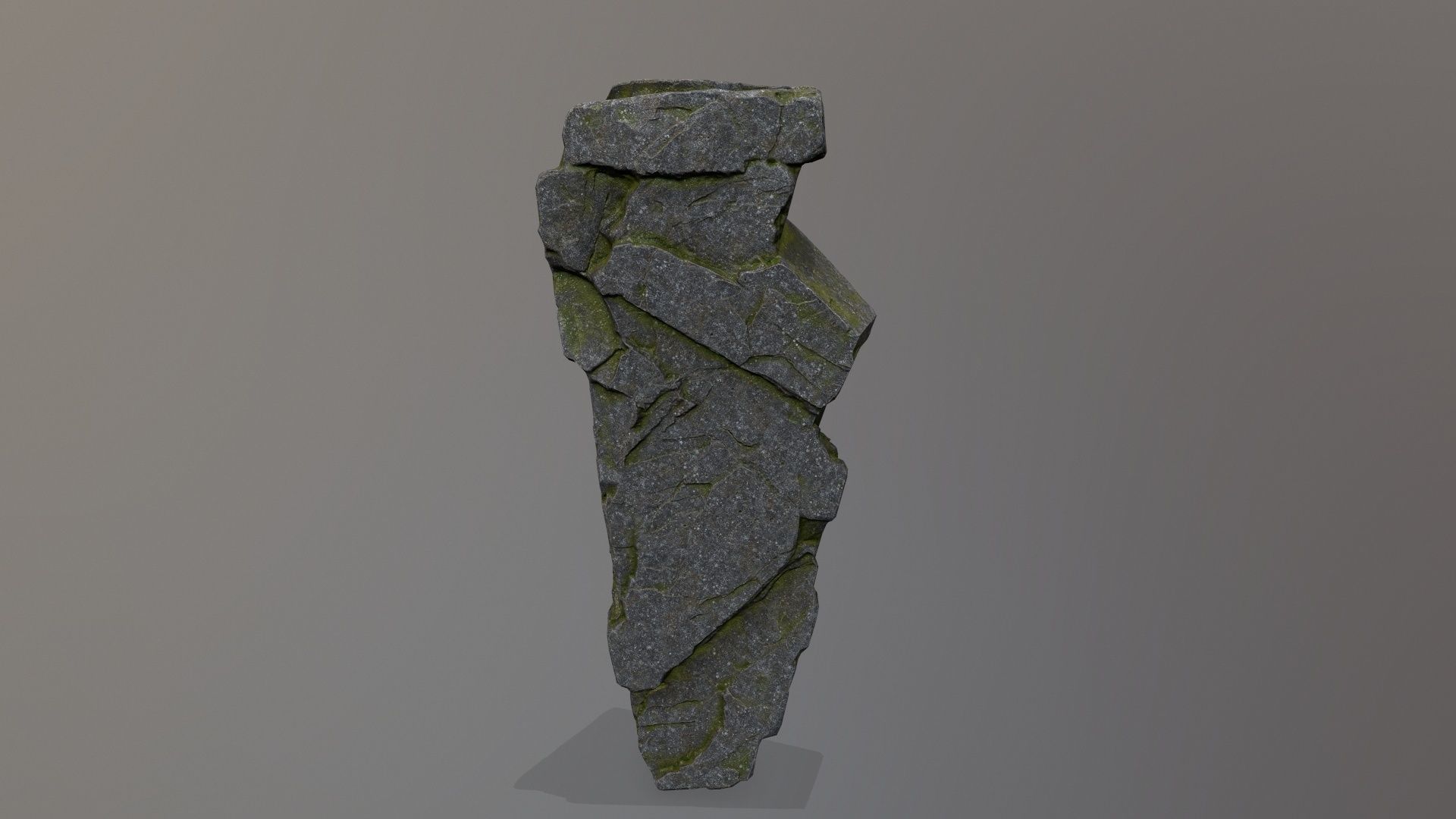 Rock Set Low-poly 3D model_23