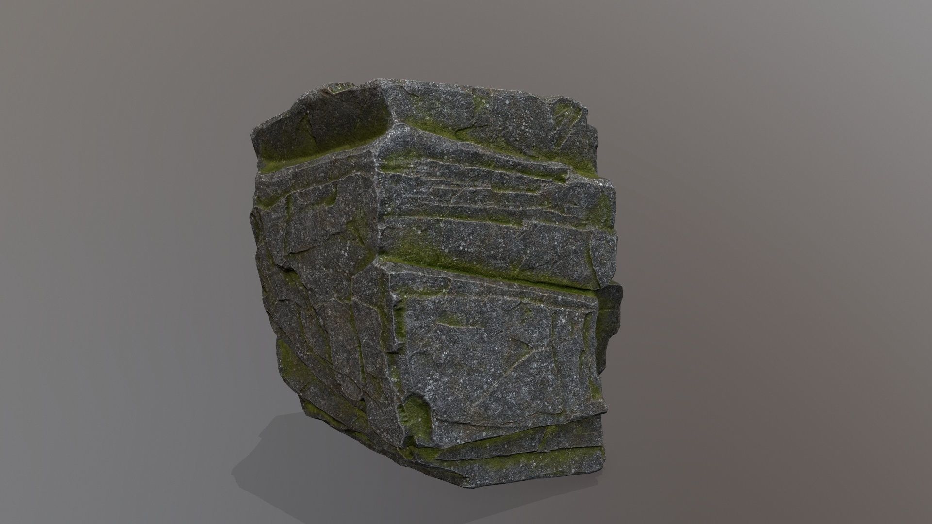 Rock Set Low-poly 3D model_13