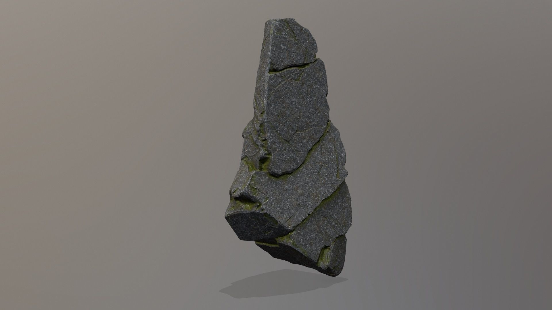 Rock Set Low-poly 3D model_28