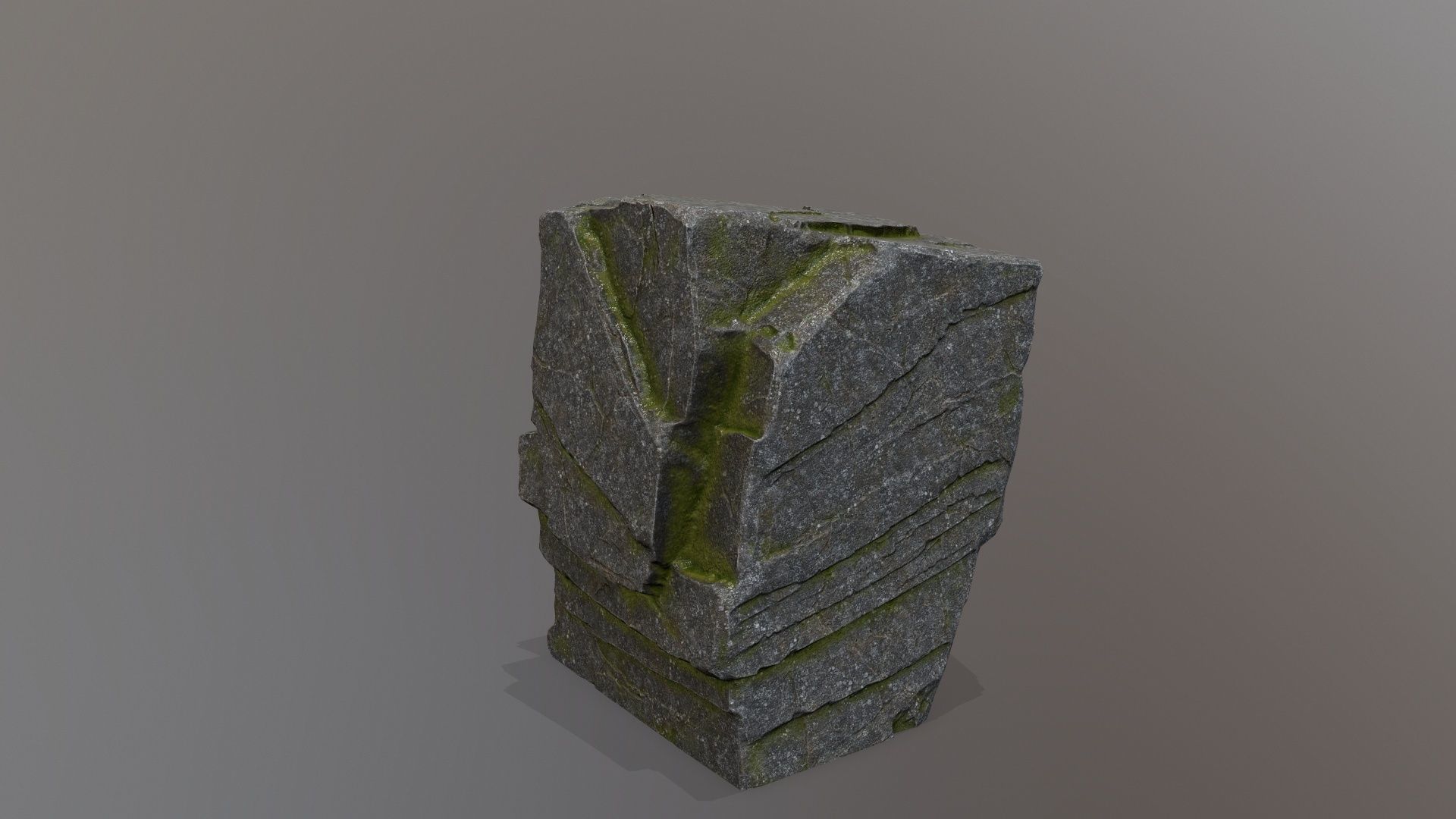 Rock Set Low-poly 3D model_16