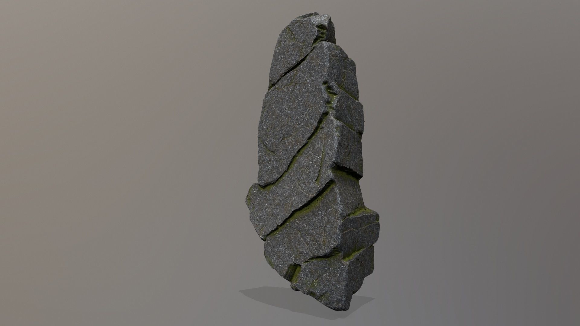 Rock Set Low-poly 3D model_29