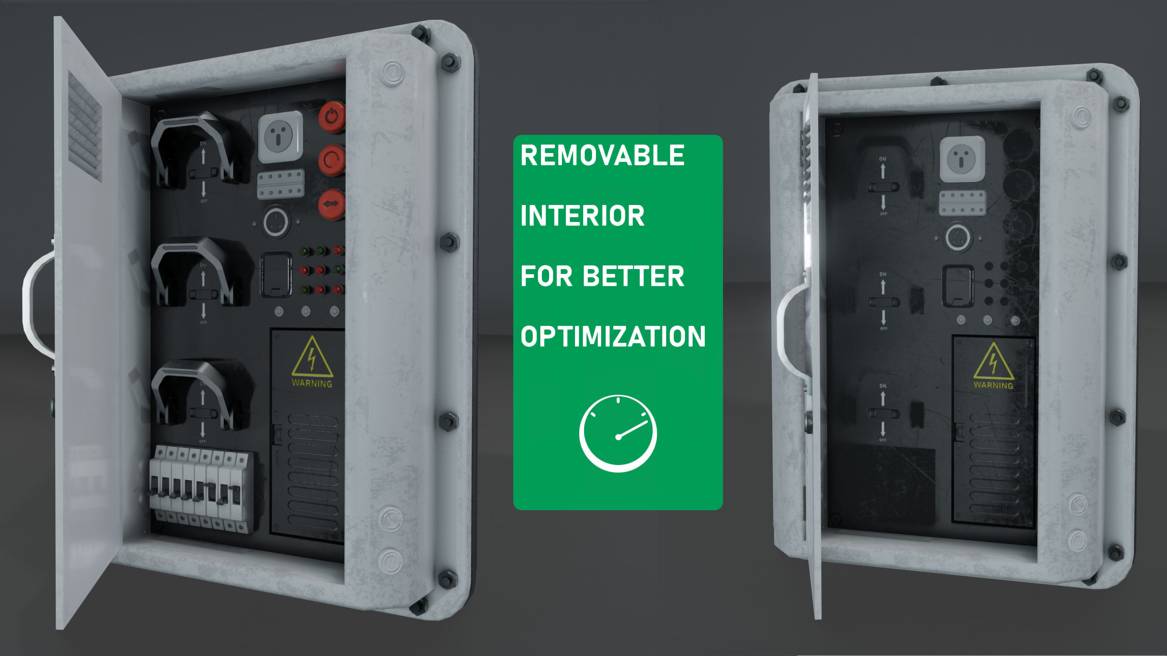 Satellite antenna pack 3D Model Collection_11