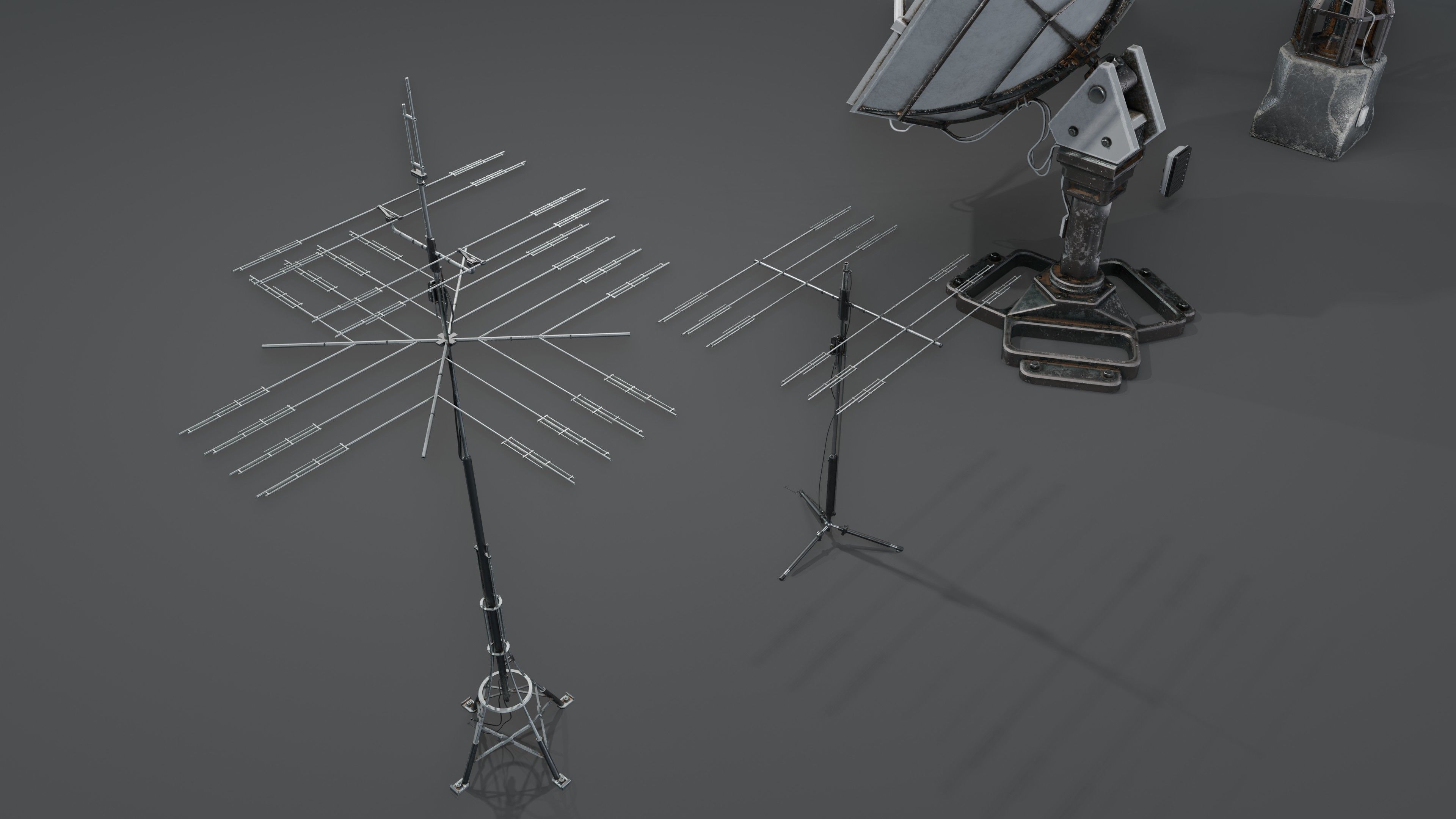 Satellite antenna pack 3D Model Collection_14