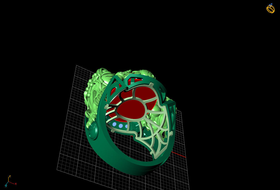 RING TOAD 3D print model_3