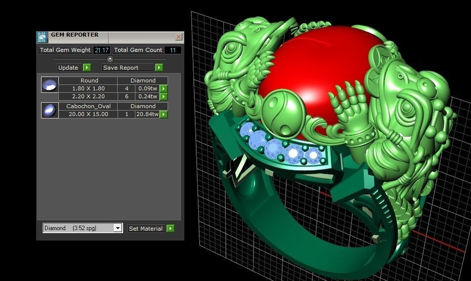 RING TOAD 3D print model_4