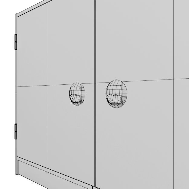 Kas Display Glass Cabinet 3D model_14