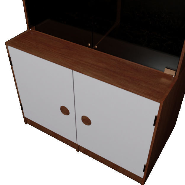 Kas Display Glass Cabinet 3D model_18