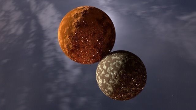 Planet Collision 3D model_40