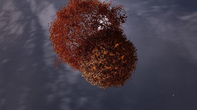 Planet Collision 3D model_17