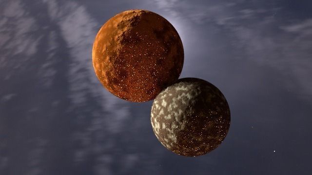 Planet Collision 3D model_43
