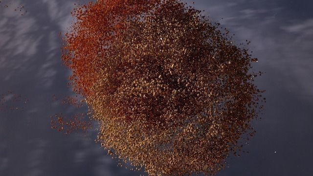 Planet Collision 3D model_28
