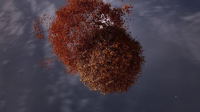 Planet Collision 3D model_18