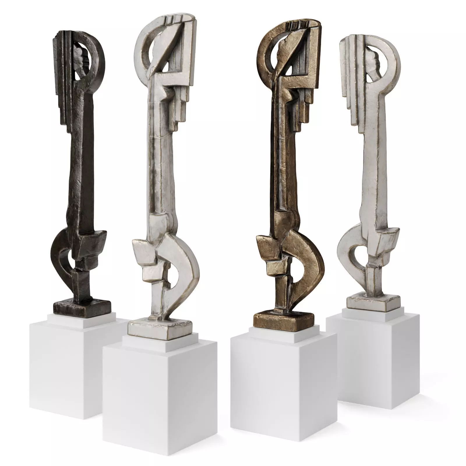 Jacques Lipchitz Baigneuse 1915 Low-poly 3D model_0