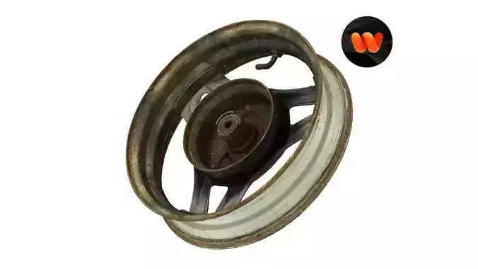 Rusty Wheel Raw Scanned