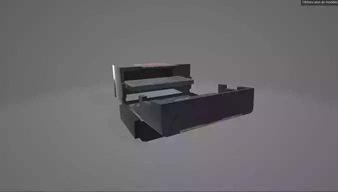 ArmorTool fender toolbox Low-poly 3D model