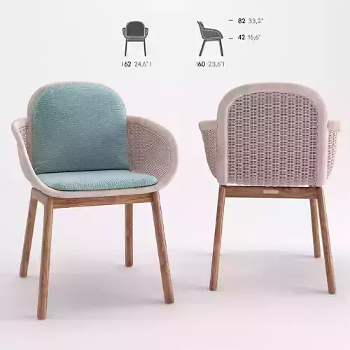 Modern Furniture Set 441 007 3D model