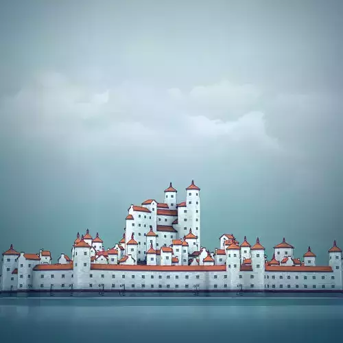 Town22 island with castle