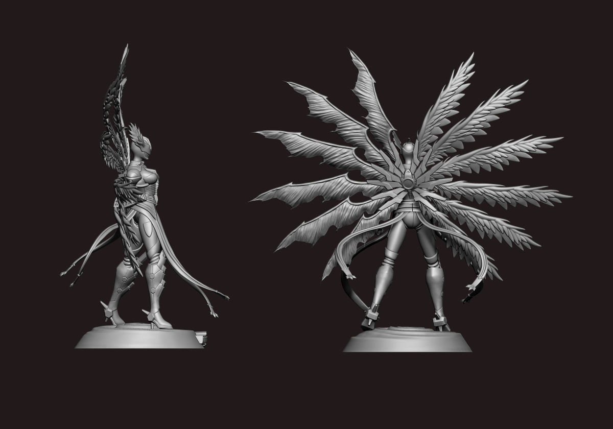 Digimon Mastemon STL 3D print model_1